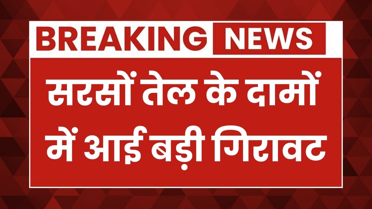 Mustard Oil Today Price Drop