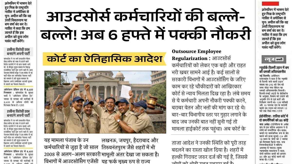 Outsource Employee Regularization